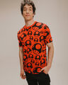 Playera Fit Regular Toad,ROJO VINO